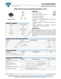 VS-30WQ04FNTRPBF Datasheet Cover