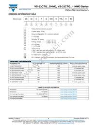 VS-32CTQ030STRRHM3 Datasheet Page 5