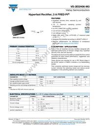 VS-3EGH06-M3/5BT Datasheet Cover