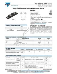 VS-409CNQ135PBF Datasheet Cover