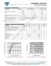 VS-409CNQ135PBF Datasheet Page 2