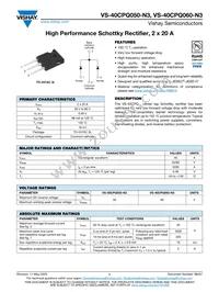 VS-40CPQ050-N3 Datasheet Cover
