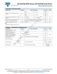 VS-40CPQ060PBF Datasheet Page 2