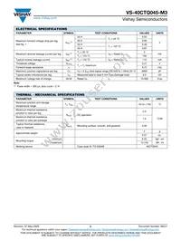 VS-40CTQ045-M3 Datasheet Page 2
