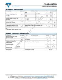 VS-40L15CT-M3 Datasheet Page 2
