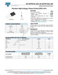 VS-40TPS12L-M3 Datasheet Cover