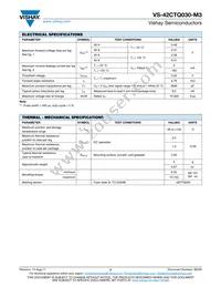VS-42CTQ030-M3 Datasheet Page 2