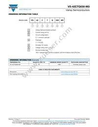 VS-42CTQ030-M3 Datasheet Page 5