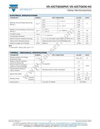 VS-42CTQ030-N3 Datasheet Page 2