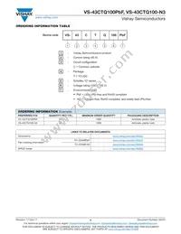 VS-43CTQ100-N3 Datasheet Page 5