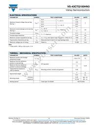VS-43CTQ100HN3 Datasheet Page 2