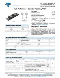 VS-440CNQ030PBF Datasheet Cover