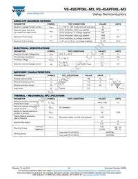 VS-45EPF06L-M3 Datasheet Page 2