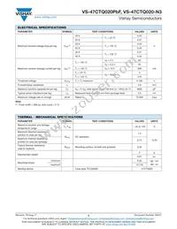 VS-47CTQ020-N3 Datasheet Page 2