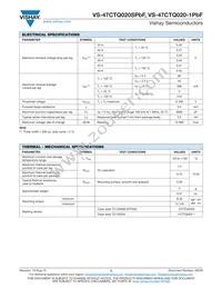 VS-47CTQ020STRLPBF Datasheet Page 2