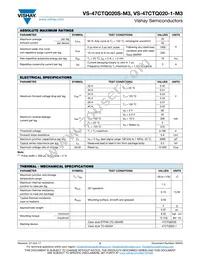 VS-47CTQ020STRR-M3 Datasheet Page 2