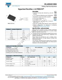 VS-4ESH01HM3/87A Datasheet Cover