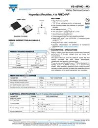 VS-4EVH01-M3/I Datasheet Cover