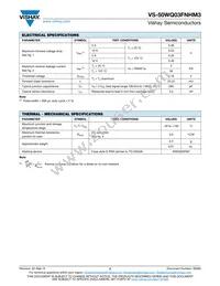 VS-50WQ03FNTRRHM3 Datasheet Page 2