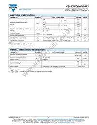 VS-50WQ10FNTRR-M3 Datasheet Page 2