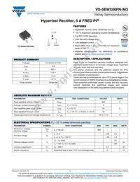 VS-5EWX06FNTRR-M3 Datasheet Cover