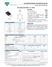 VS-60CPQ150PBF Datasheet Cover