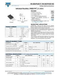 VS-60CPU02-N3 Datasheet Cover