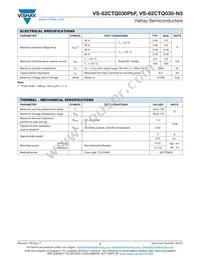 VS-62CTQ030-N3 Datasheet Page 2