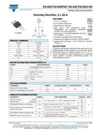 VS-63CTQ100-N3 Datasheet Cover