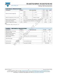 VS-63CTQ100PBF Datasheet Page 2