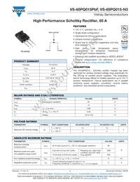 VS-65PQ015-N3 Datasheet Cover