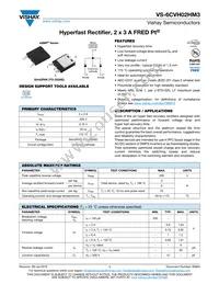 VS-6CVH02HM3/I Datasheet Cover