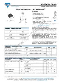 VS-6CWH02FNHM3 Datasheet Cover