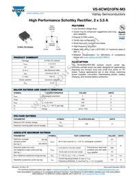 VS-6CWQ10FNTRR-M3 Datasheet Cover