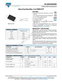 VS-6ESU06HM3/87A Datasheet Cover