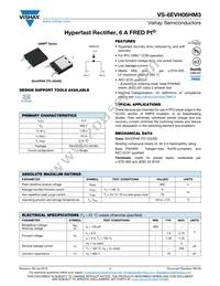 VS-6EVH06HM3/I Datasheet Cover