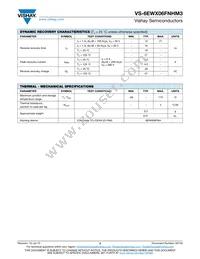 VS-6EWX06FNHM3 Datasheet Page 2