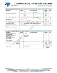 VS-6TQ040SPBF Datasheet Page 2