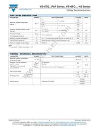 VS-6TQ045-N3 Datasheet Page 2