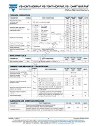 VS-70MT160PAPBF Datasheet Page 2