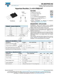 VS-80CPH03-F3 Datasheet Cover