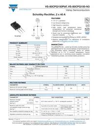 VS-80CPQ150PBF Datasheet Cover
