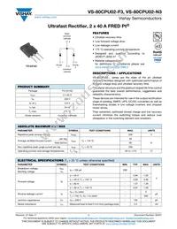 VS-80CPU02-F3 Datasheet Cover