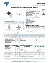 VS-80EBU04 Datasheet Cover