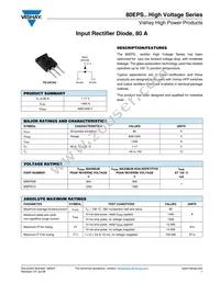 VS-80EPS08PBF Datasheet Cover