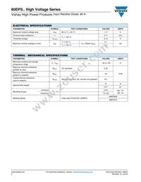 VS-80EPS08PBF Datasheet Page 2