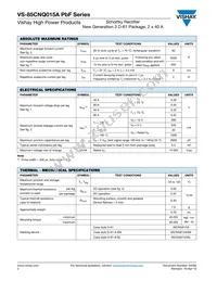VS-85CNQ015ASMPBF Datasheet Page 2