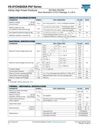 VS-87CNQ020ASMPBF Datasheet Page 2