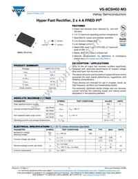 VS-8CSH02-M3/86A Datasheet Cover
