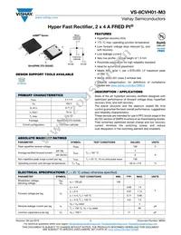 VS-8CVH01-M3/I Datasheet Cover